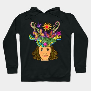 Creative Beautiful Mind Fantasy Woman Hoodie